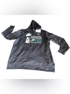 NWT Nike  Men Philadelphia eagles Super Bowl LIX Hoodie Sz XL